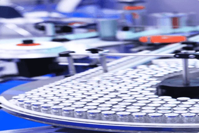 Chlorine-based disinfection in pharmaceutical vial production for sterility