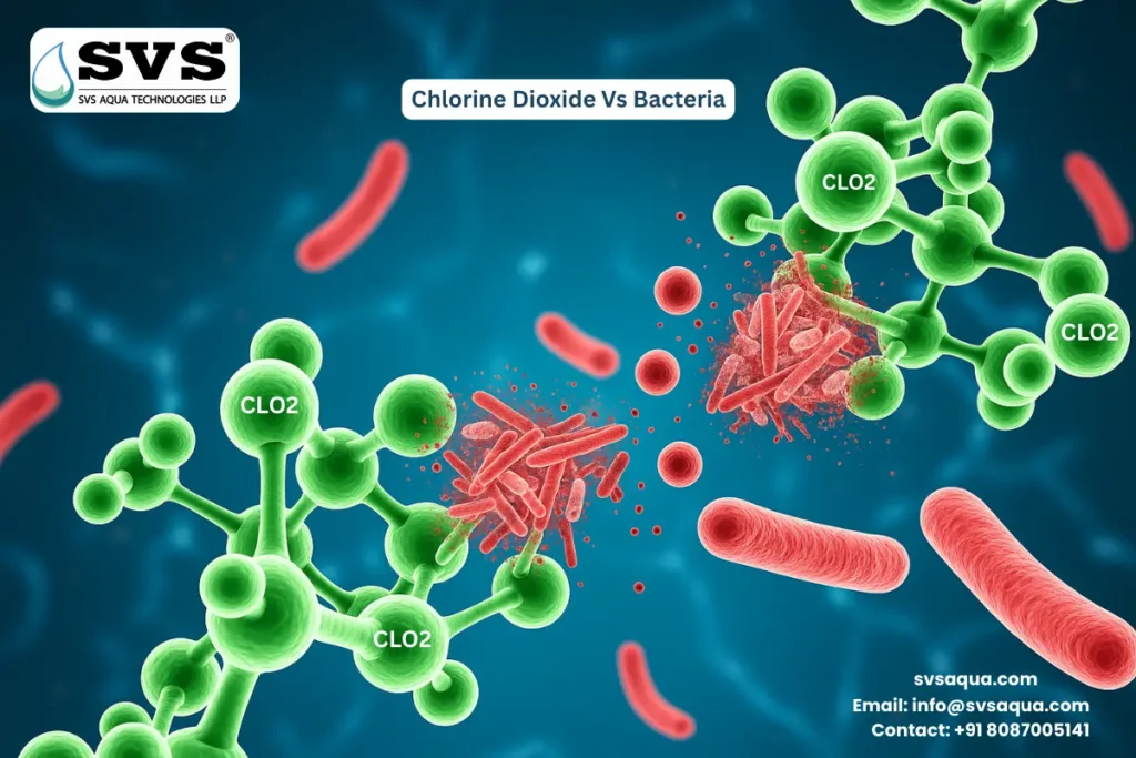chlorine dioxide vs bacteria