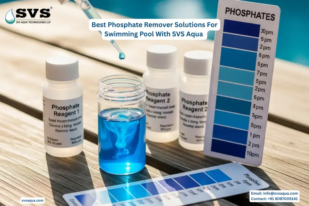 phosphate remover solutions for swimming pool with svs aqua