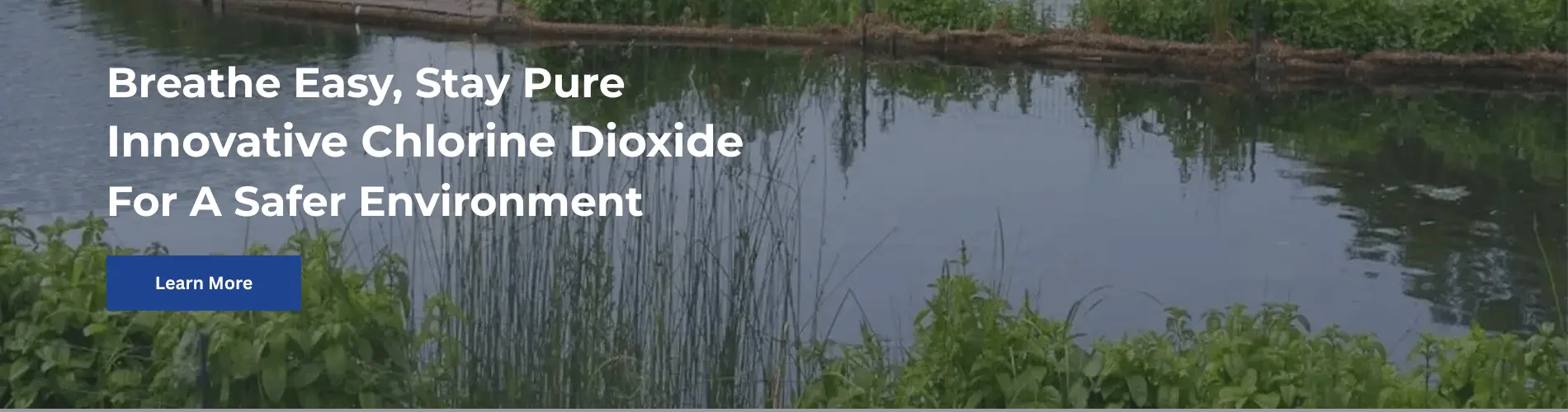 Chlorine dioxide for a safe environment