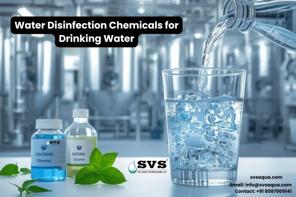 water disinfection chemicals for drinking water treatment