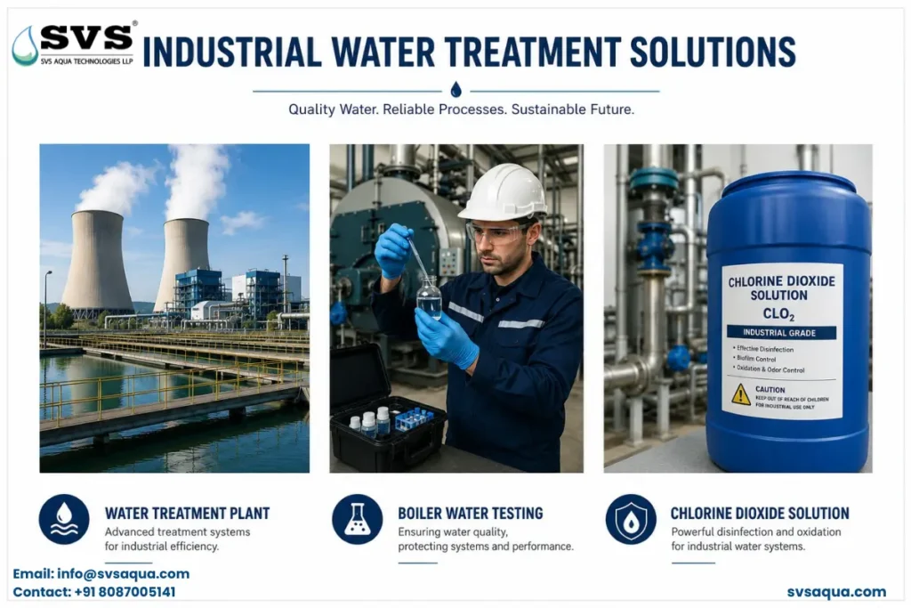 Chlorine dioxide water treatment chemicals manufacturer India