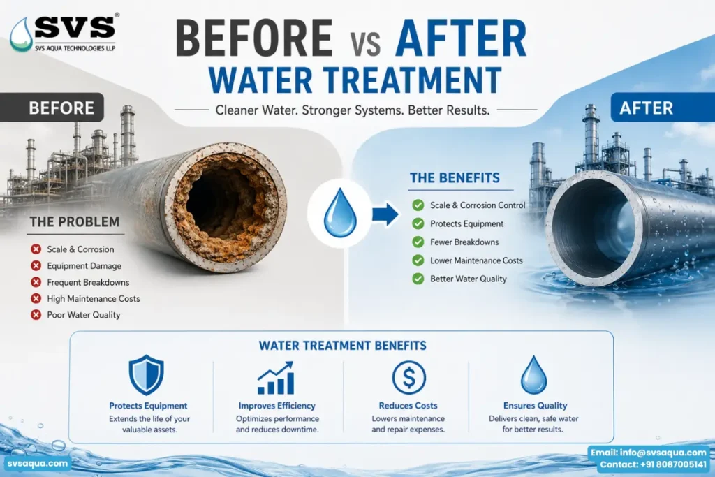 Water treatment chemicals manufacturer for industrial water systems